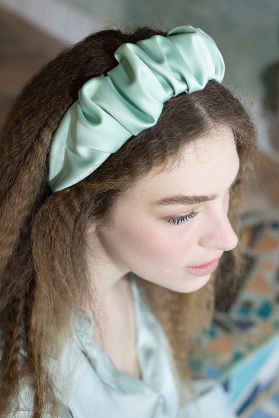 Emilia Headband, Mint Green