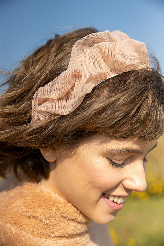 Renee Headband, Pastel Pink