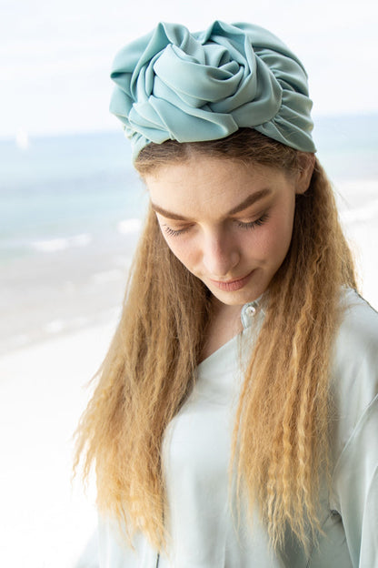 Agatha Velcro Headband, Mint Green