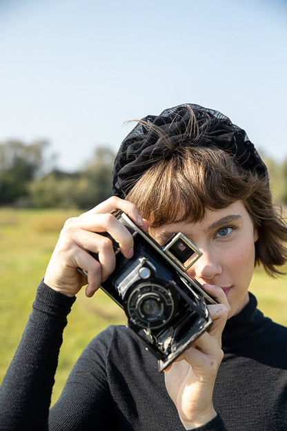 Wide Renee Headband, Black