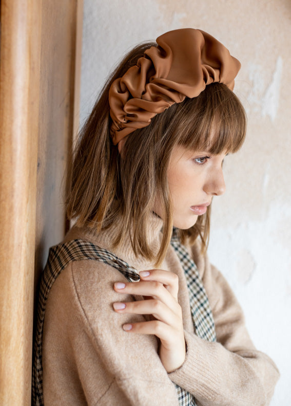 Wide Jan Headband, Camel