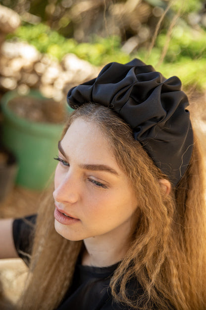 Wide Emilia Headband, Black