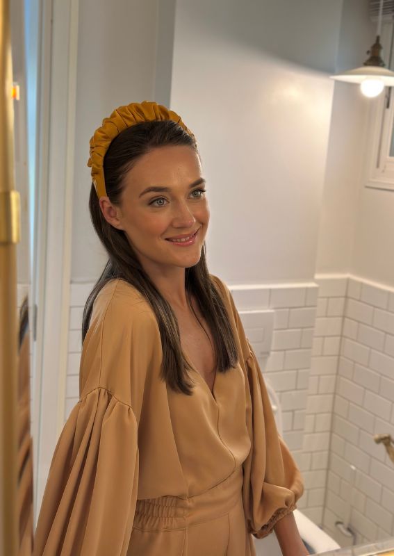 Petite Nemesis Headband, Golden Mustard
