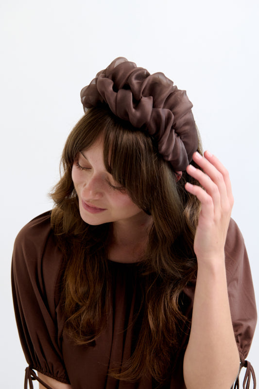 Renne Medium Headband – Chocolate Brown