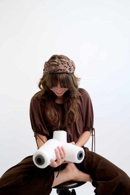 Luna Medium Headband – Brown