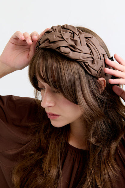 Luna Medium Headband – Brown