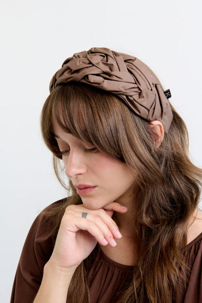 Luna Medium Headband – Brown