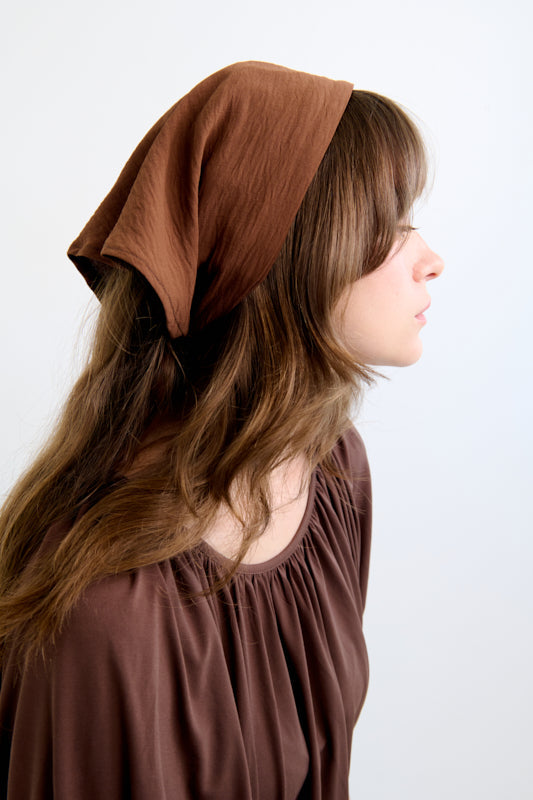 Tahalia Short Headband – Brown