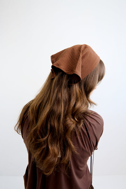Tahalia Short Headband – Brown