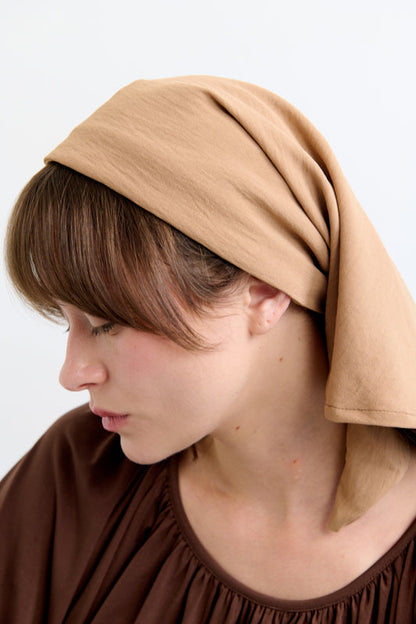 Tahalia Long Headband – Camel