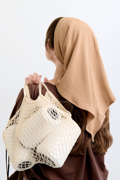 Tahalia Long Headband – Camel