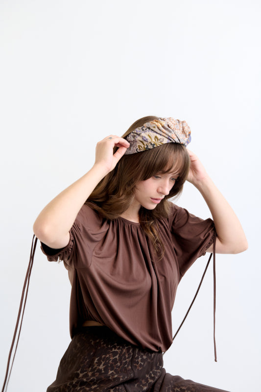 Celine Medium Headband – Azzurra
