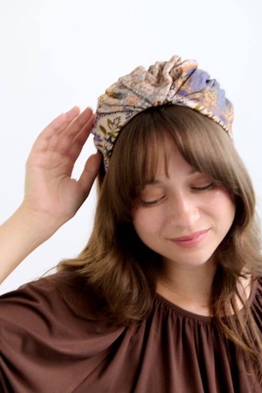 Celine Medium Headband – Azzurra