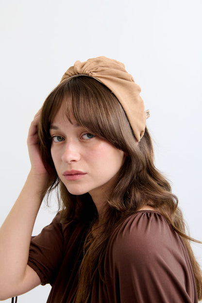 Celine Medium Headband – Camel