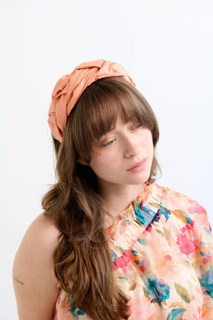 Luna Narrow Headband – Orange