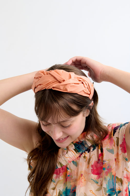 Luna Narrow Headband – Orange