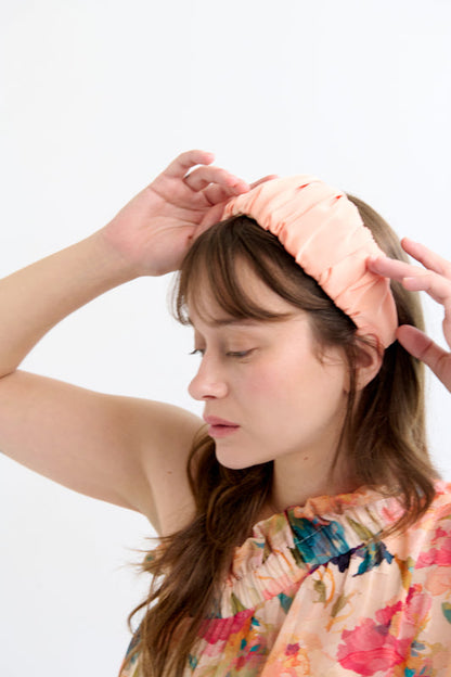 Mila Medium Headband – Peach