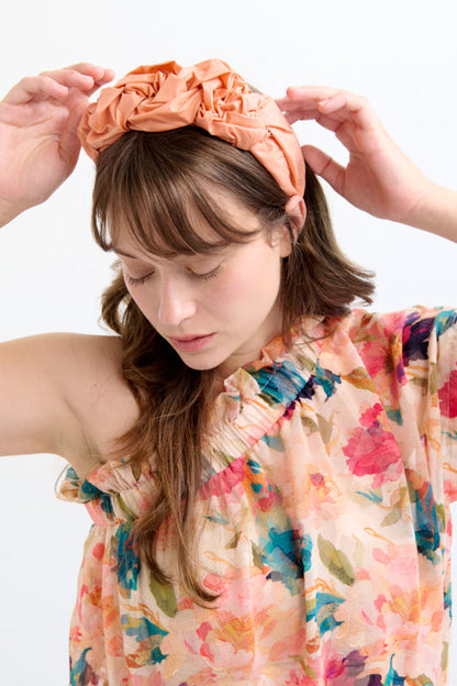 Ellen Narrow Headband – Orange
