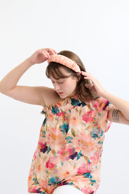 Mila Petite Headband – Peach