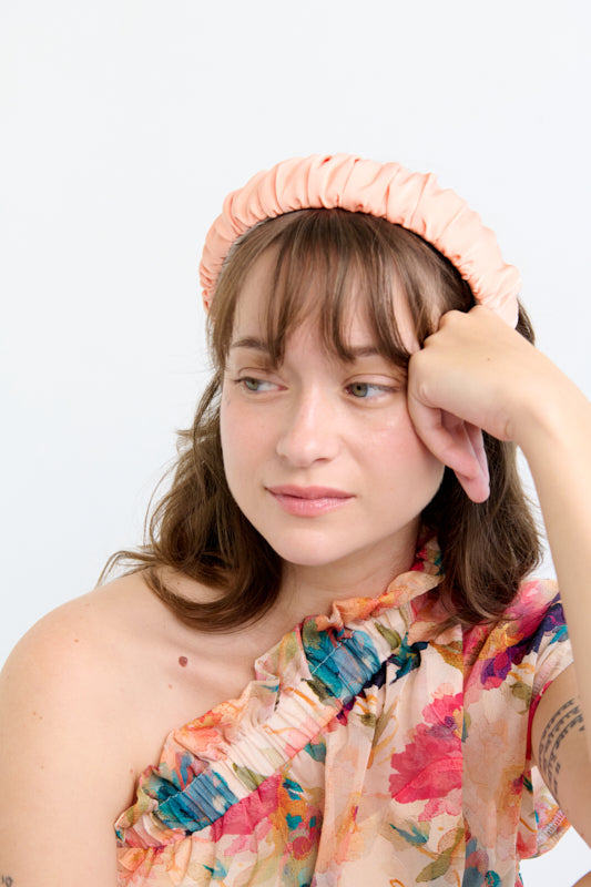 Mila Petite Headband – Peach