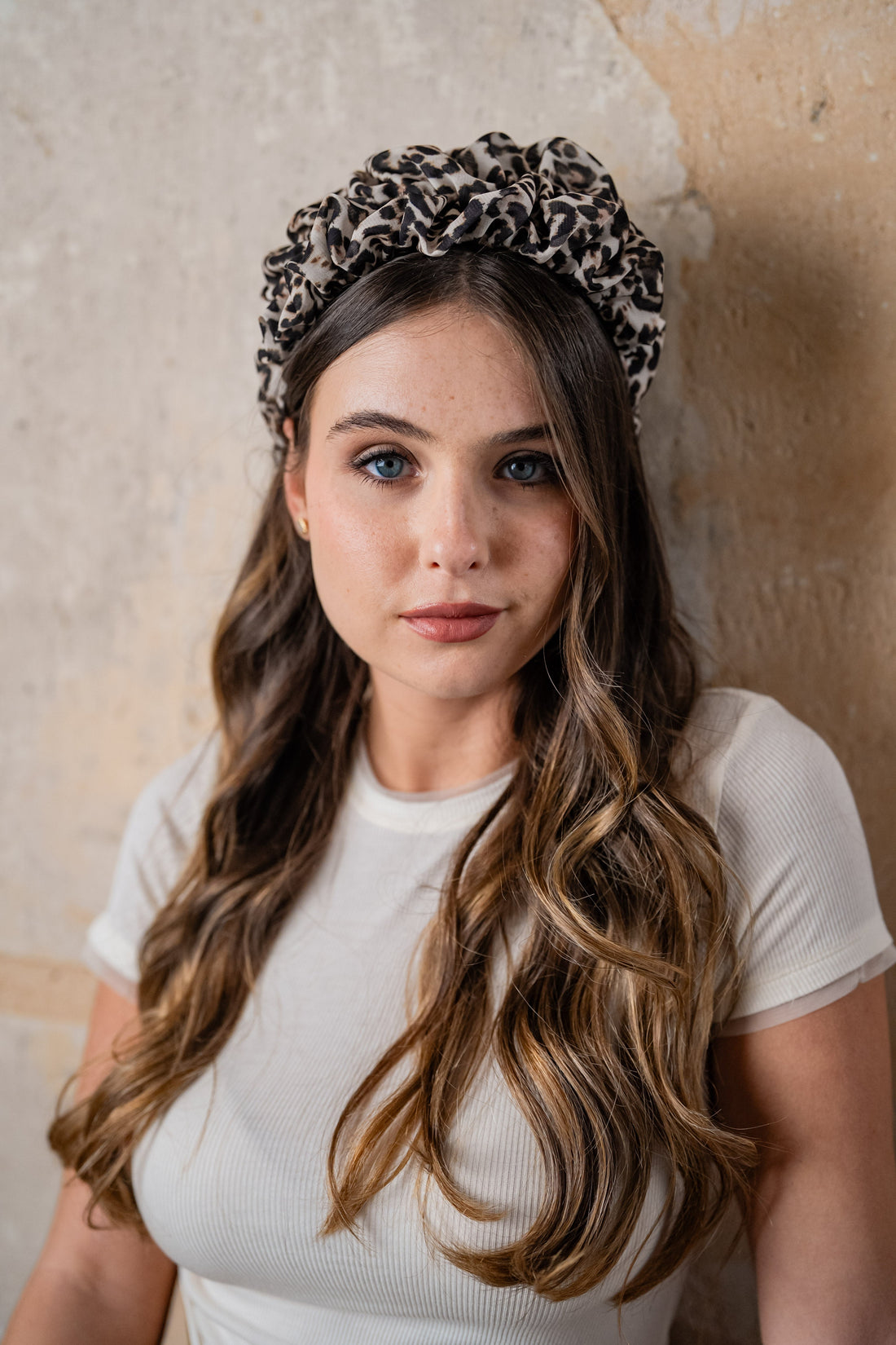 Renee Medium Wild Leopard Headband