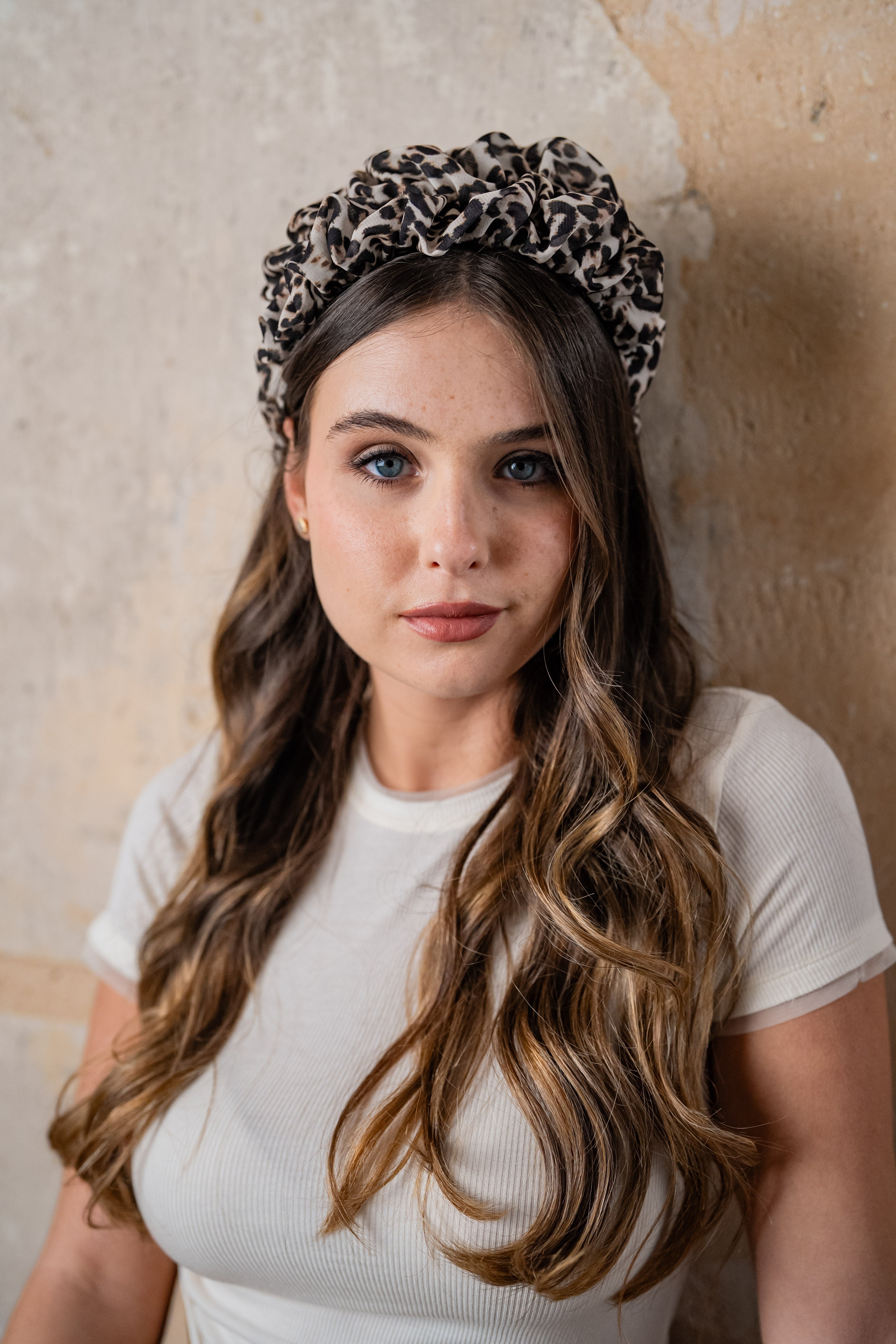 Renee Medium Wild Leopard Headband