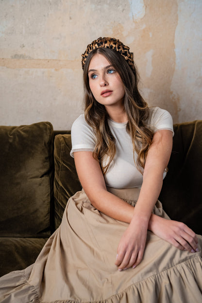 Mila Medium Leopard Headband