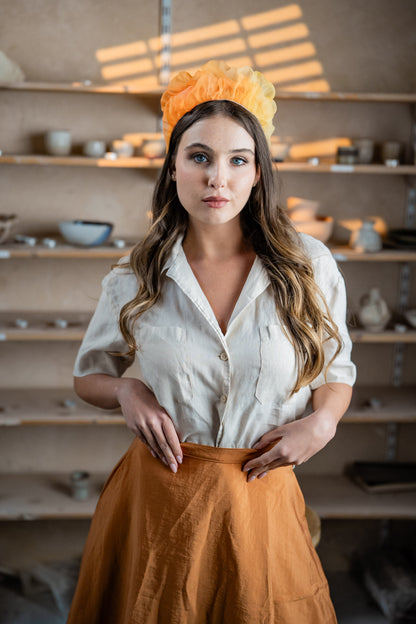 Renee Medium Orange Headband - Svadhisthana
