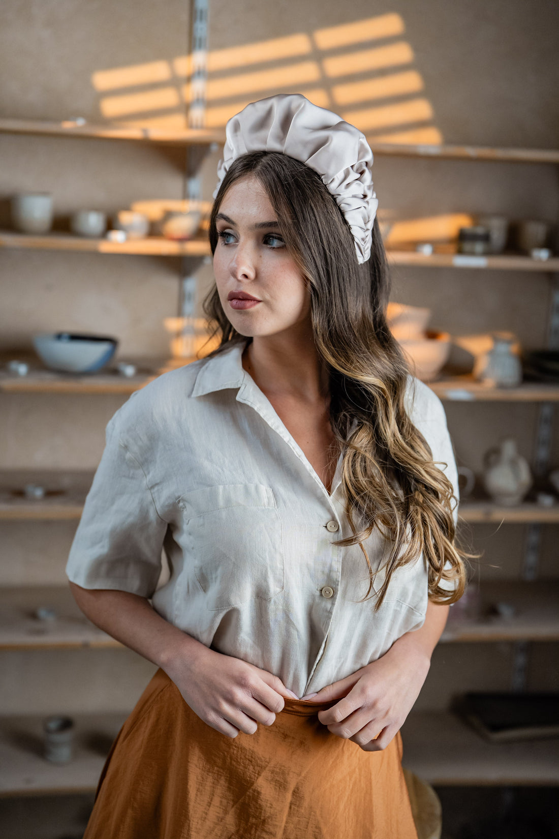 Jan Wide Stone Headband