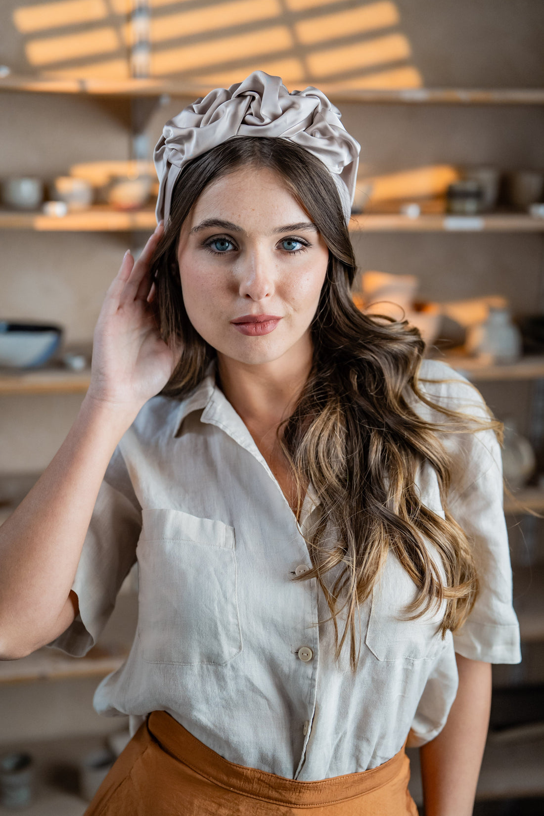 Ellen Stone Tie Headband