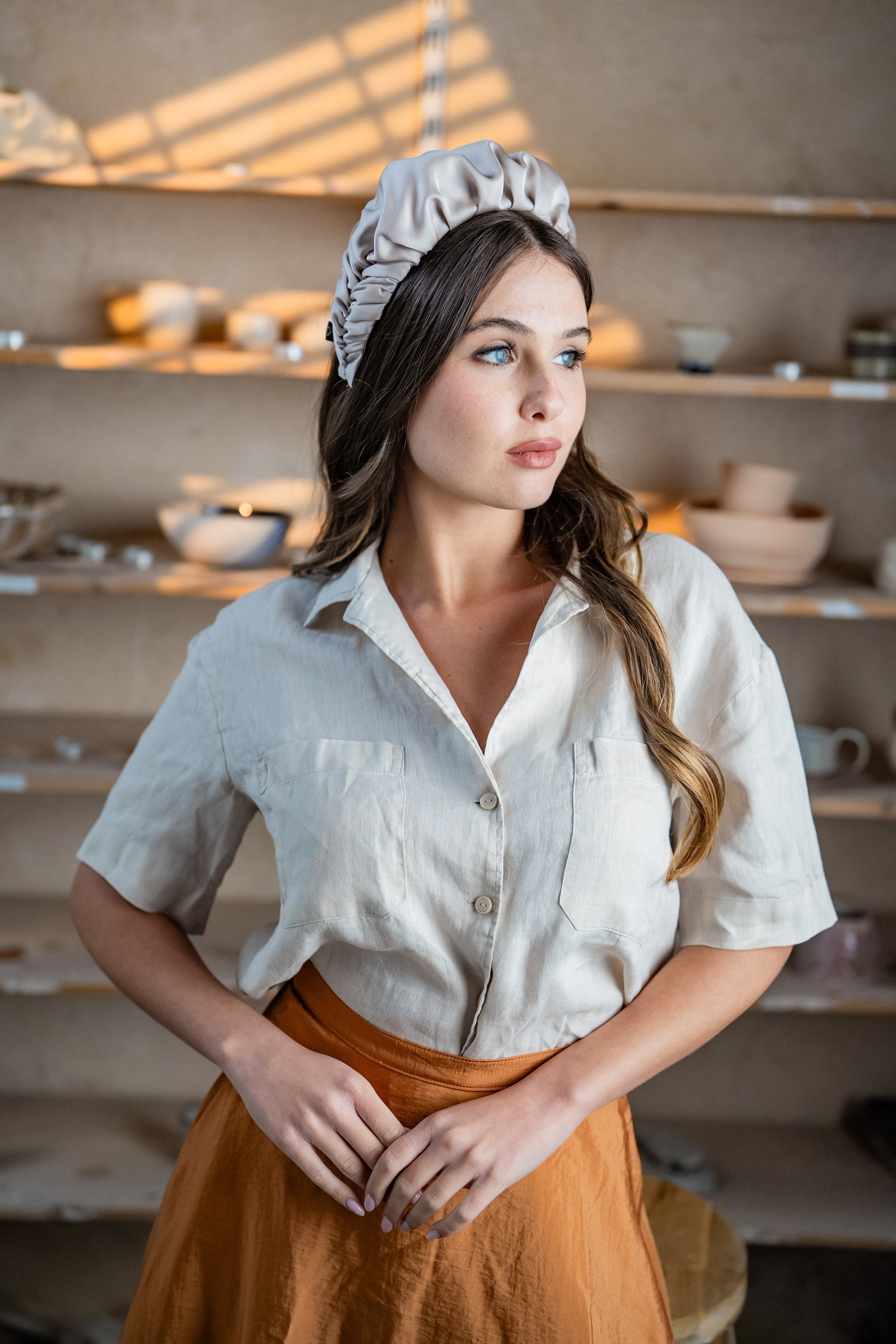 Jan Medium Stone Headband