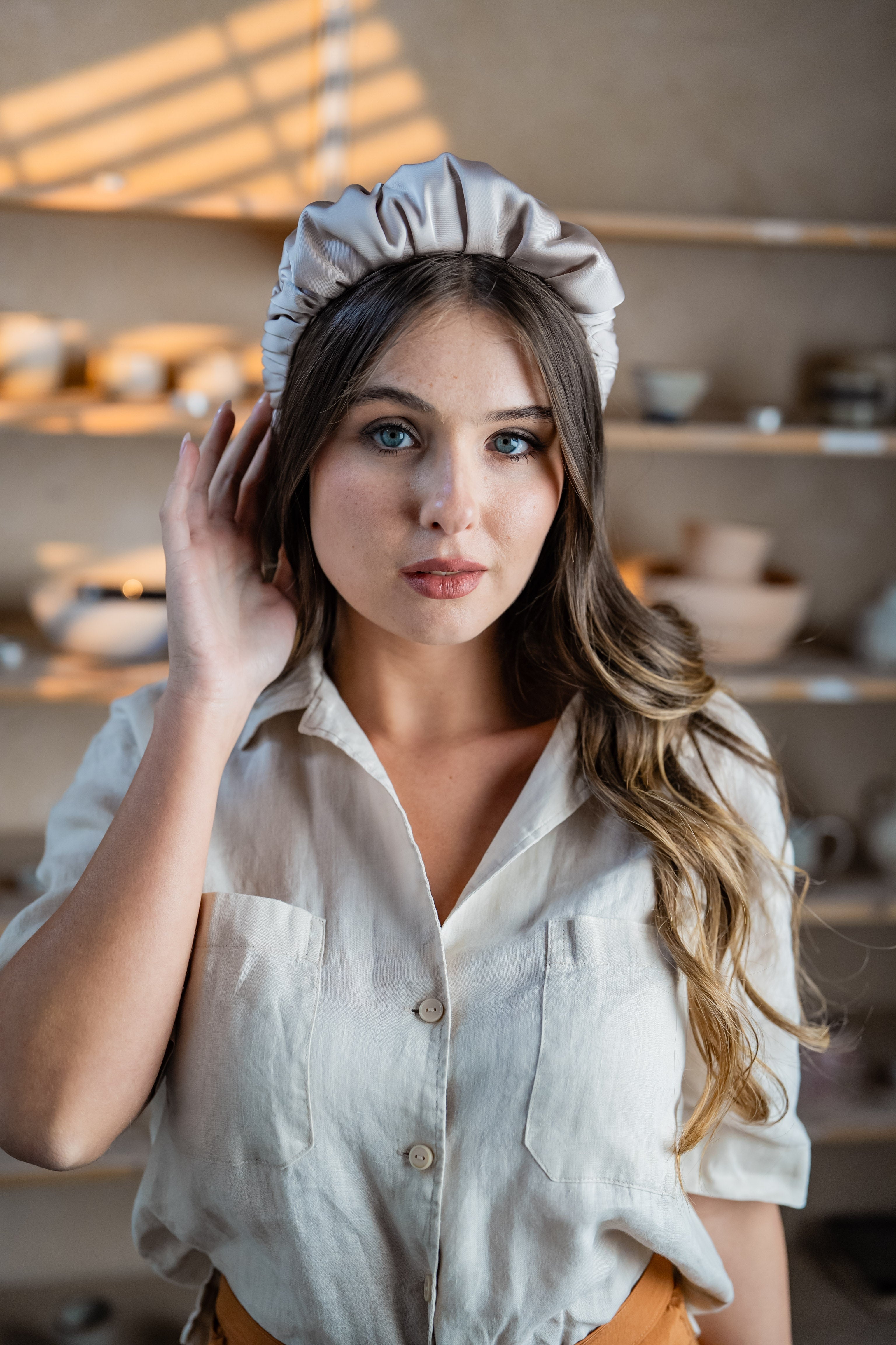 Jan Narrow Stone Headband