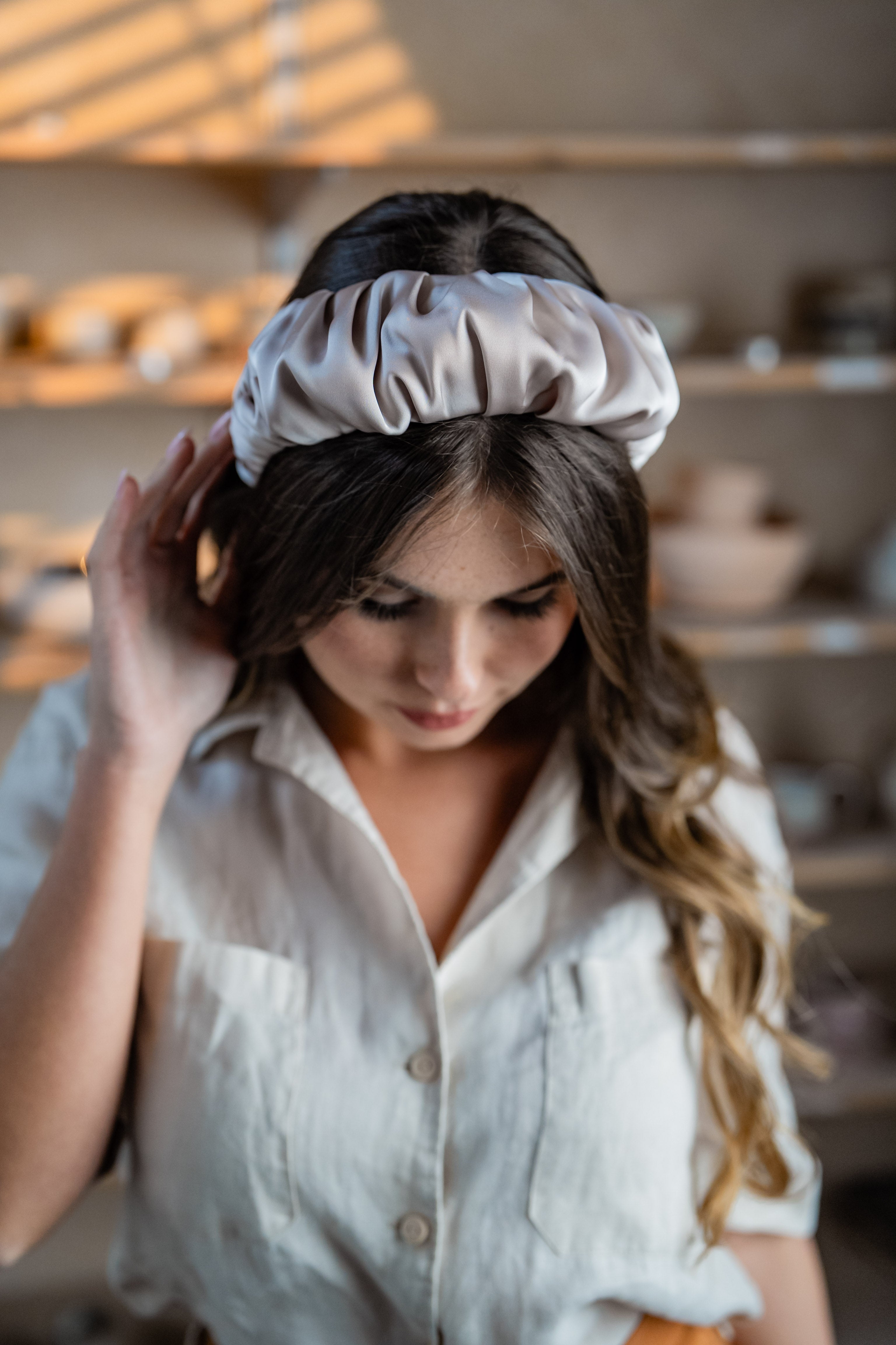 Jan Narrow Stone Headband