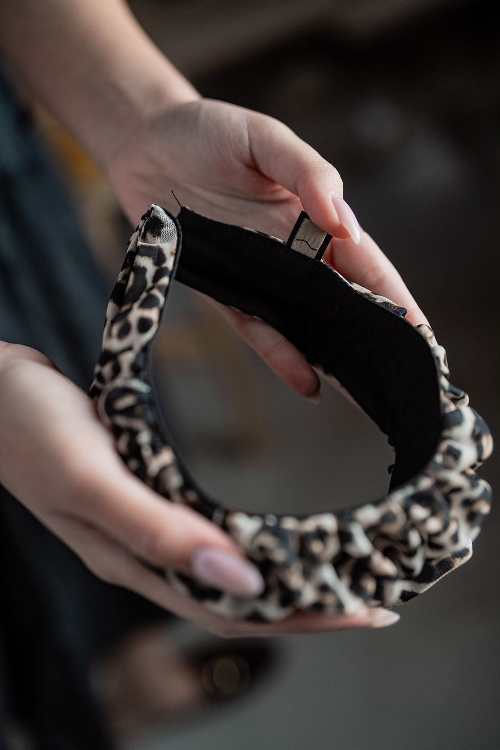 Renee Narrow Wild Leopard Headband