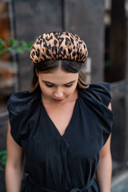 Mila Wide Leopard Headband
