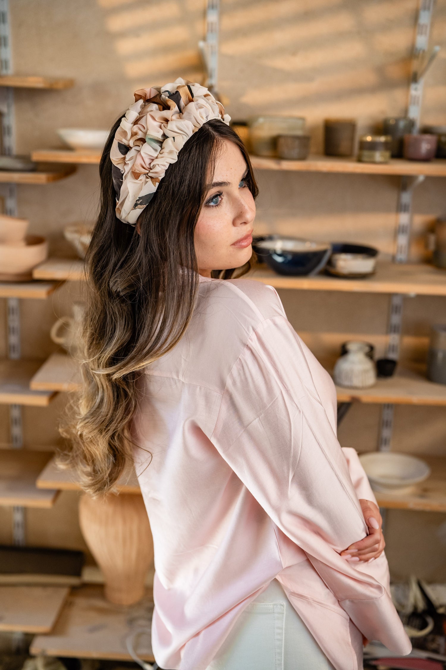 Renee Wide Bloom Headband