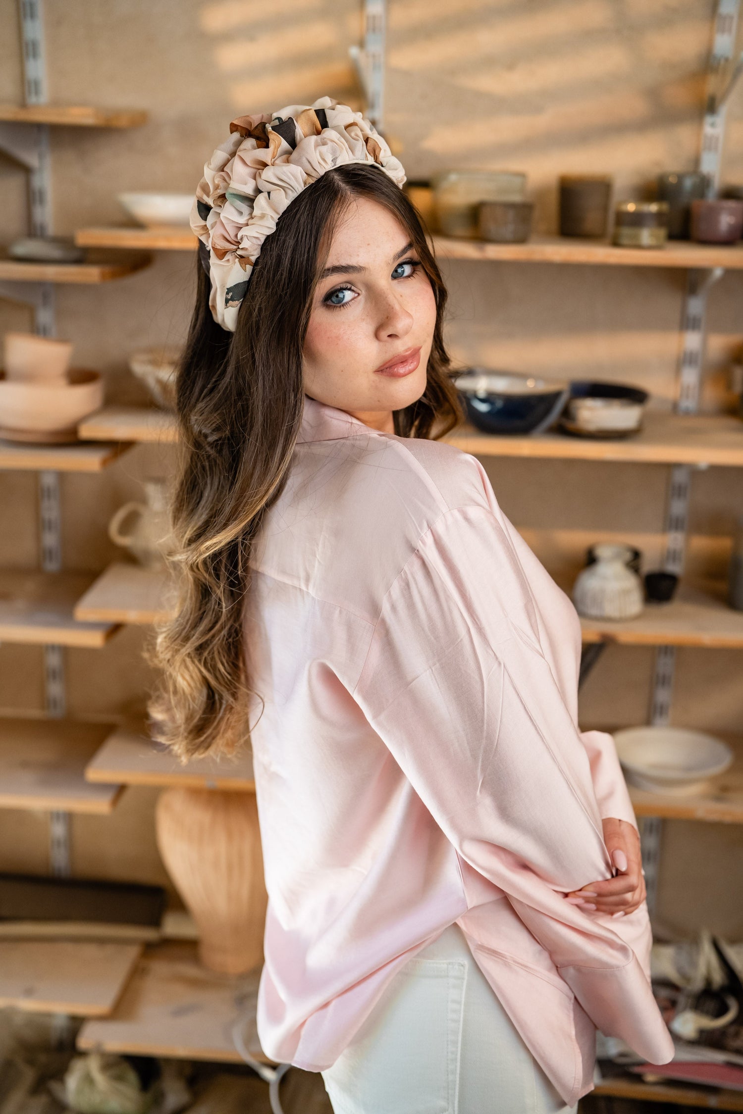 Renee Wide Bloom Headband