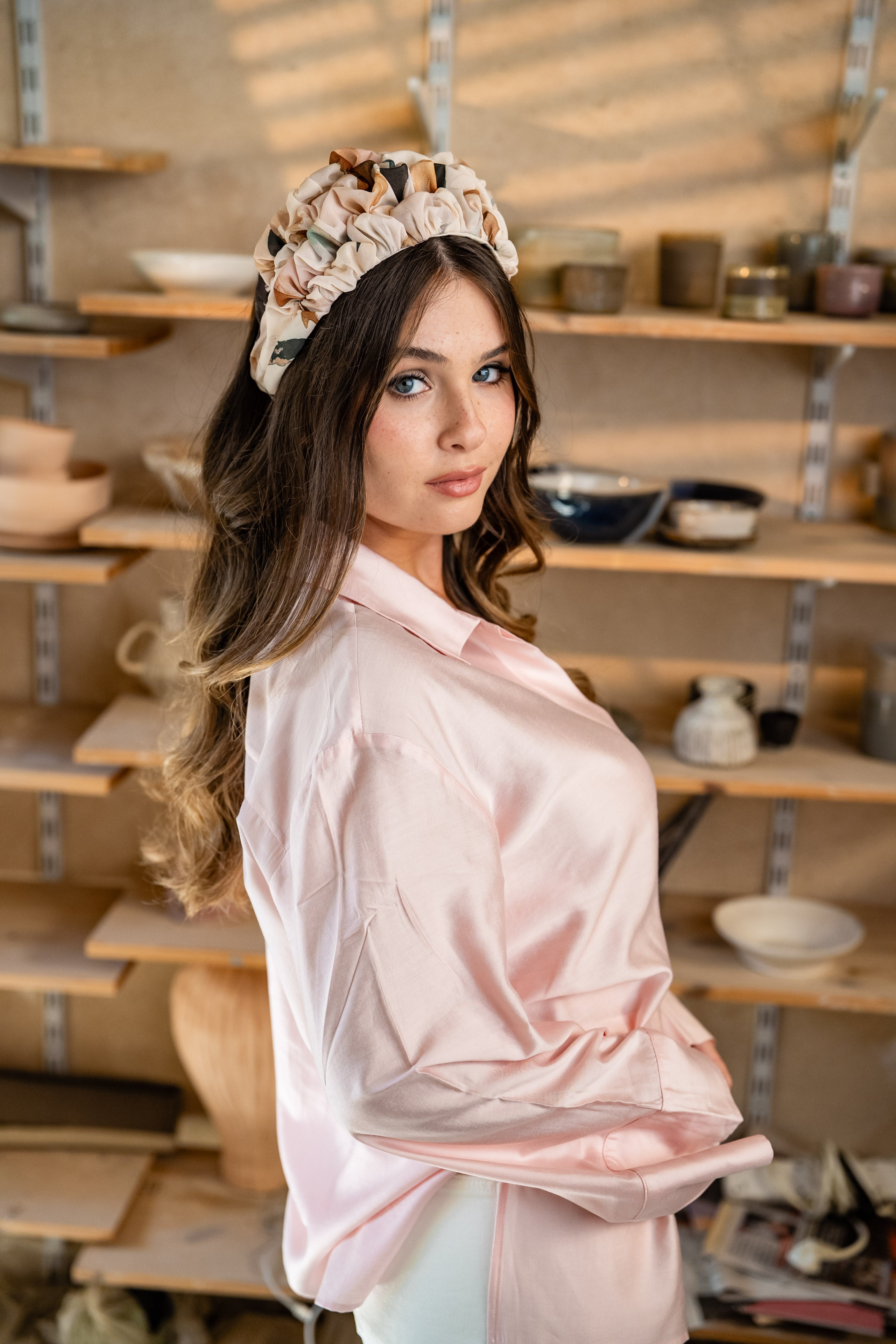 Renee Wide Bloom Headband