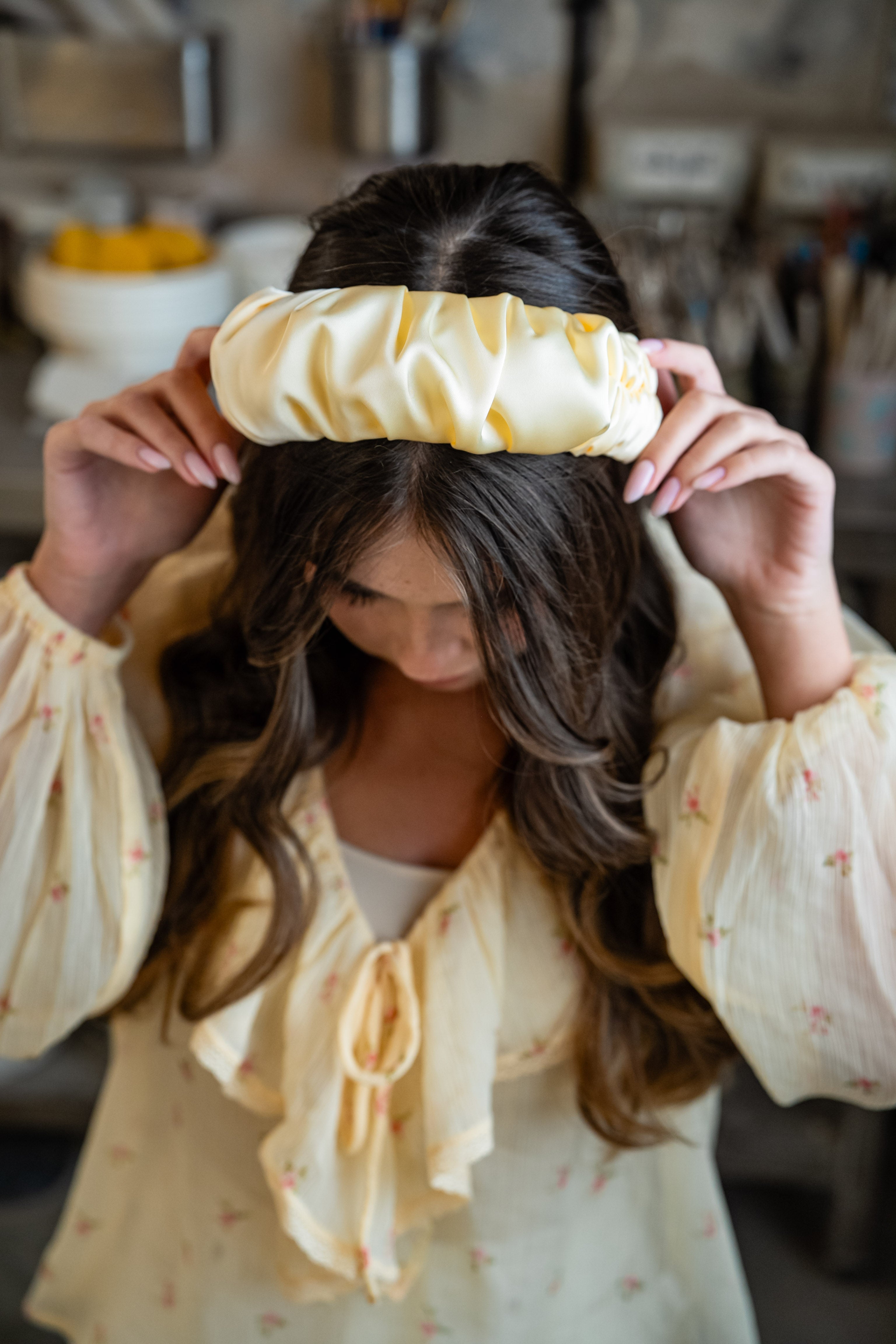 Jan Narrow Butter Headband