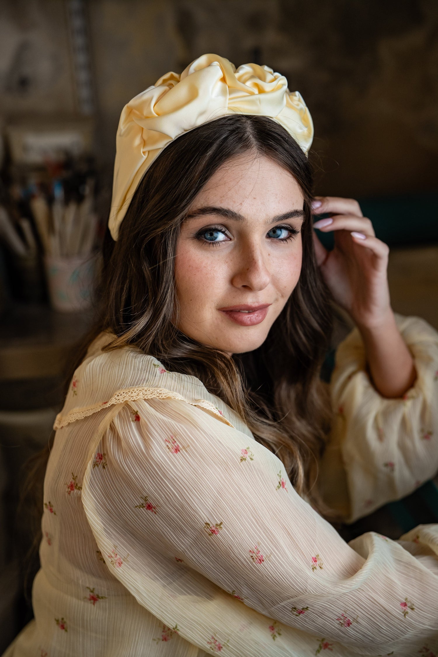 Ellen Medium Butter Headband