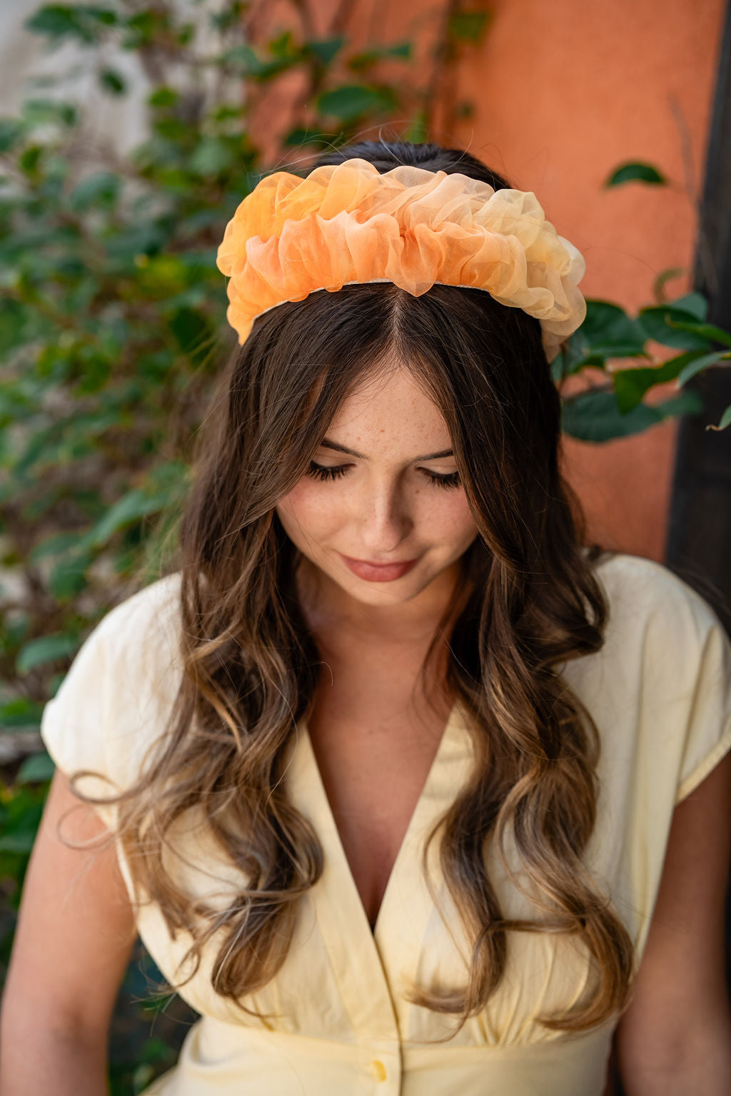 Renee Narrow Orange Headband - Svadhisthana