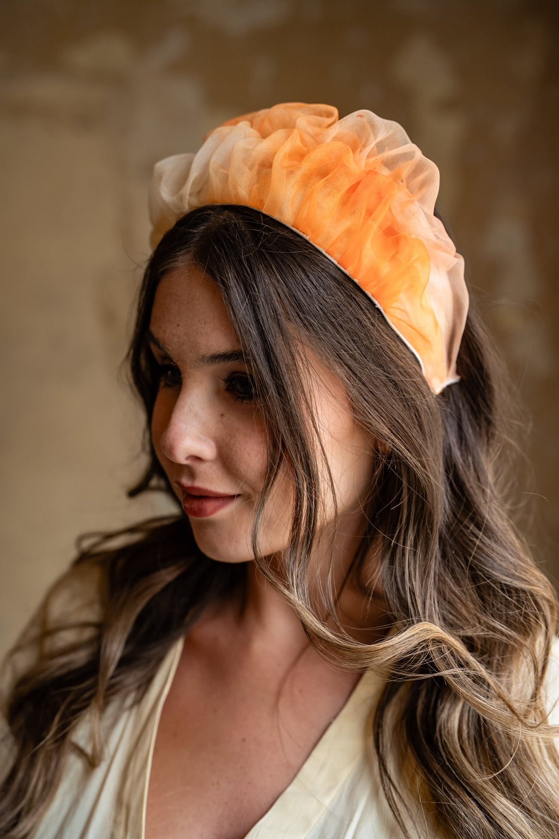 Renee Medium Orange Headband - Svadhisthana