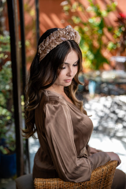 Renee Rose Gold Headband