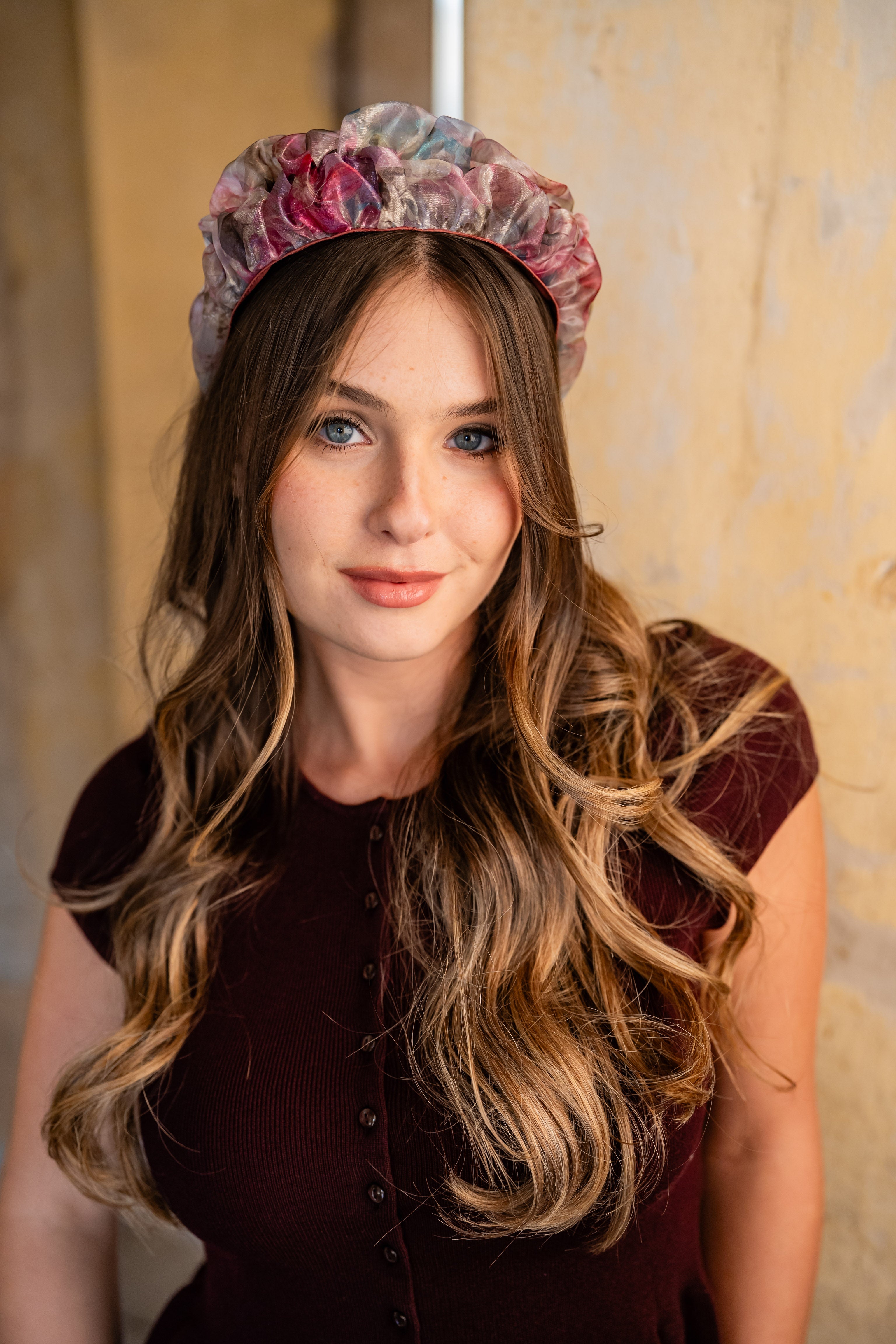 Renee Narrow Floral Headband -Agena