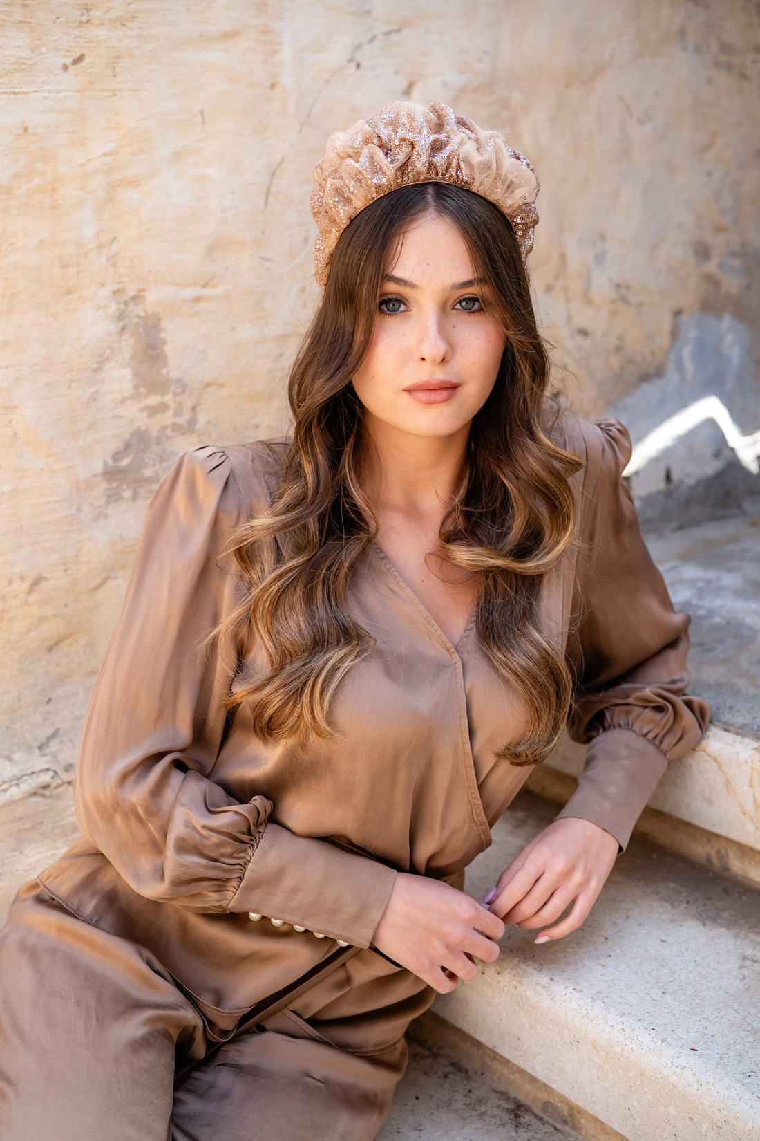 Renee Medium Rose Gold Headband