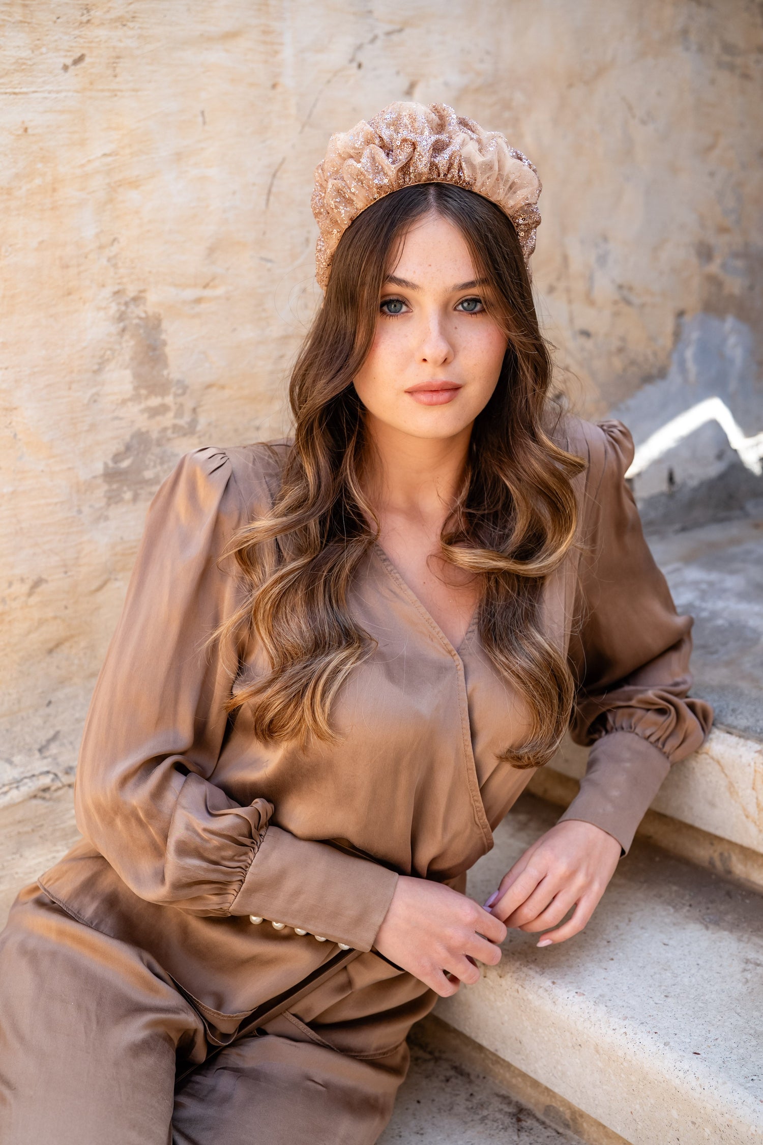 Renee Medium Rose Gold Headband