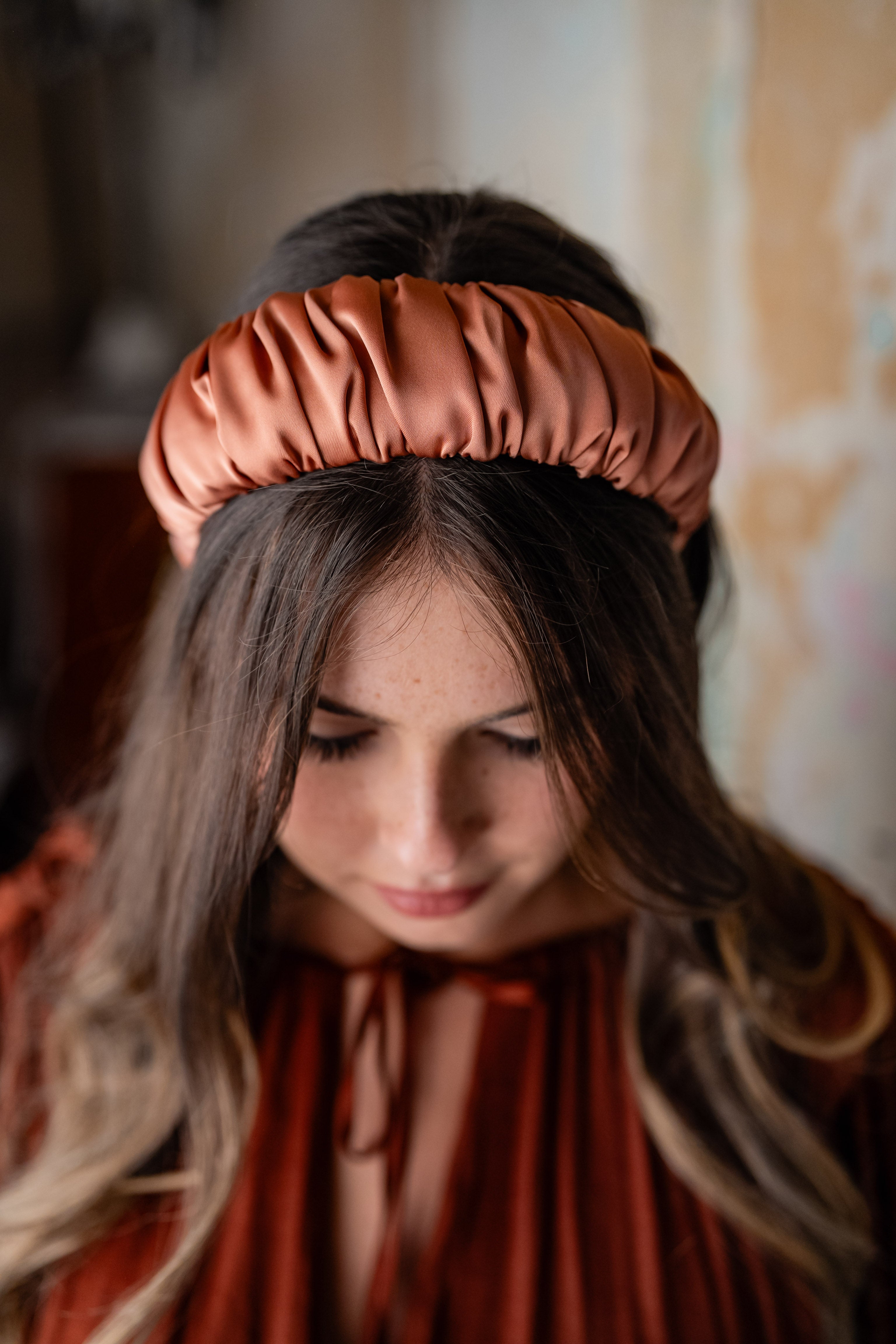 Mila Narrow Blush Headband
