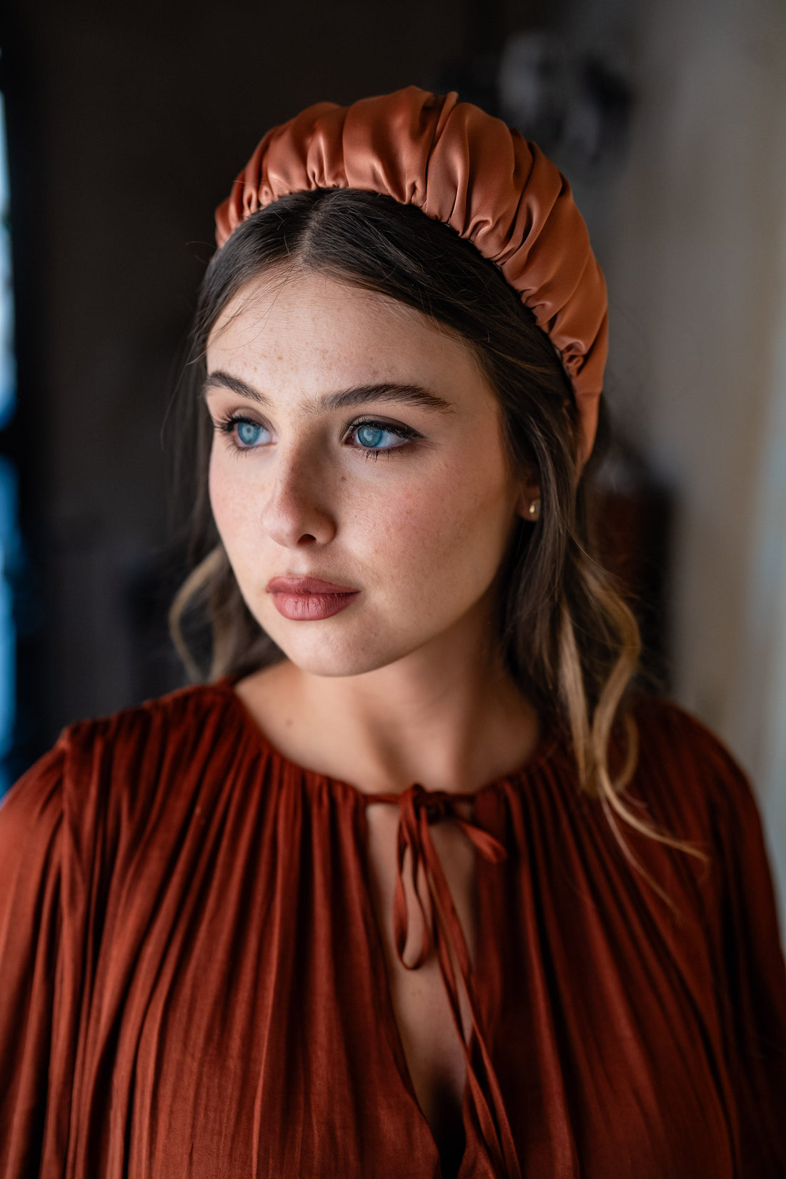 Mila Blush Tie Headband