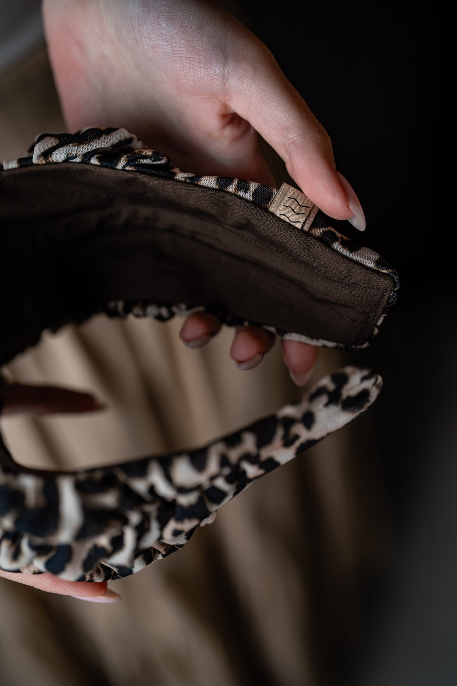 Renee Wide Wild Leopard Headband