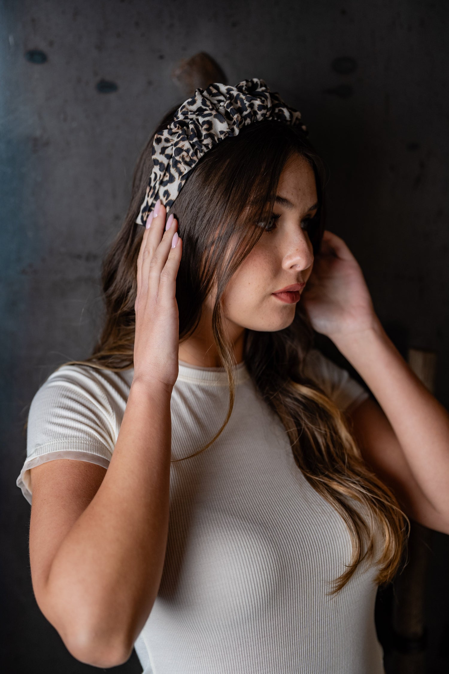 Renee Petite Wild Leopard Headband